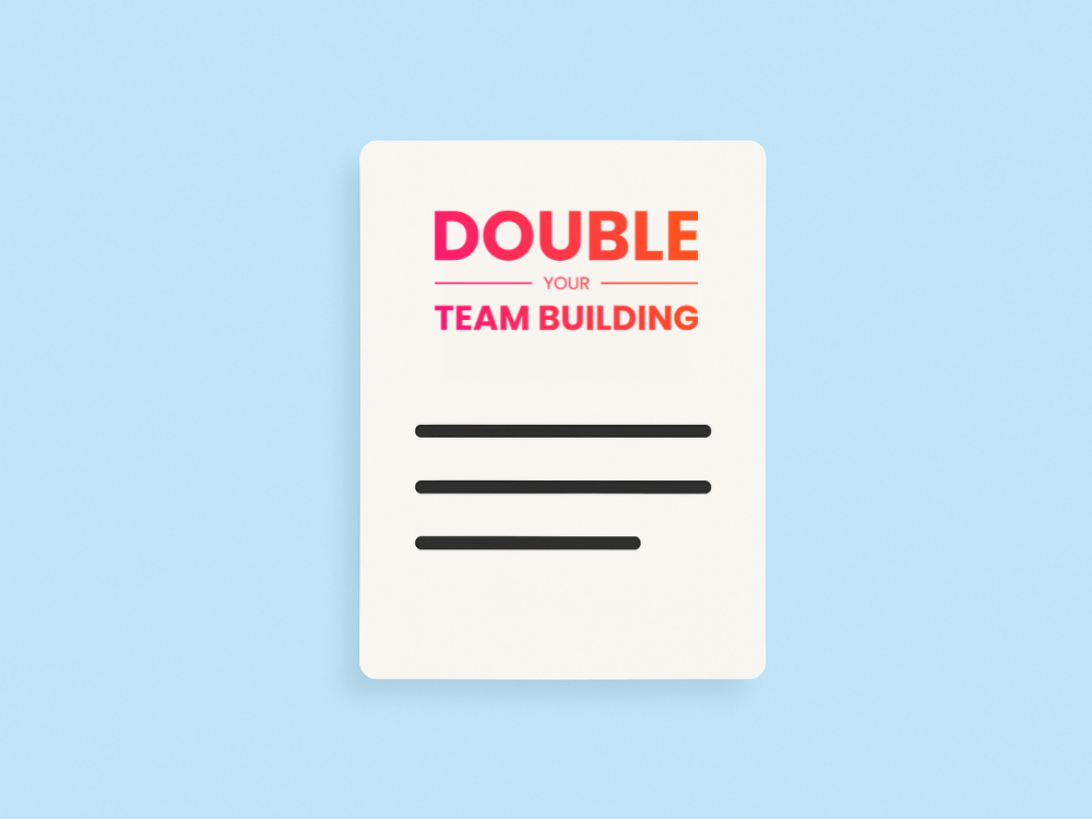 Double Your Team Building Email Series