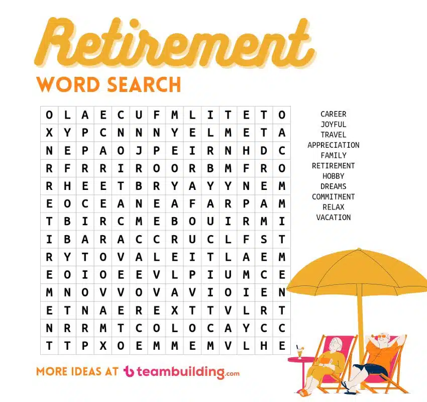 11-office-retirement-party-ideas-games-and-activities for Retirement Party Games Free Printable 11 Office Retirement Party Ideas, Games, and Activities for Retirement Party Games Free Printable